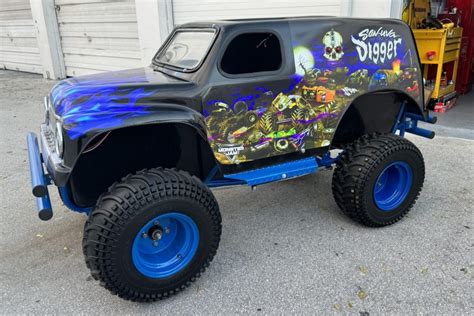 grave digger mini monster truck go kart|carter brothers mini monster for sale.